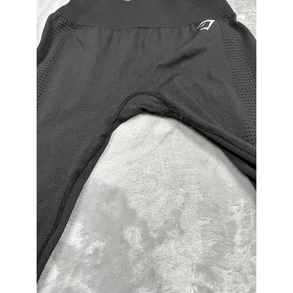 Gymshark Women's Vital Seamless 2.0 Leggings in Black Marl Size Small/Med - Picture 6 of 6